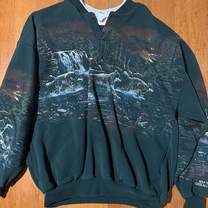 Vintage wolf sweater